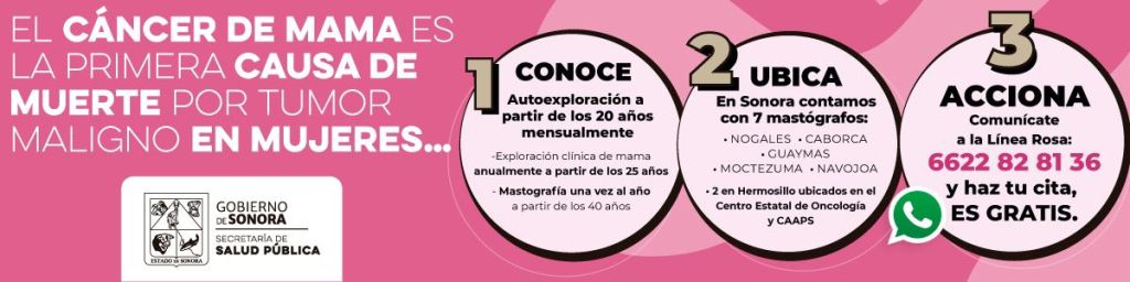 “SENSIBILIZACIÓN DEL CÁNCER DE LA MUJER”   