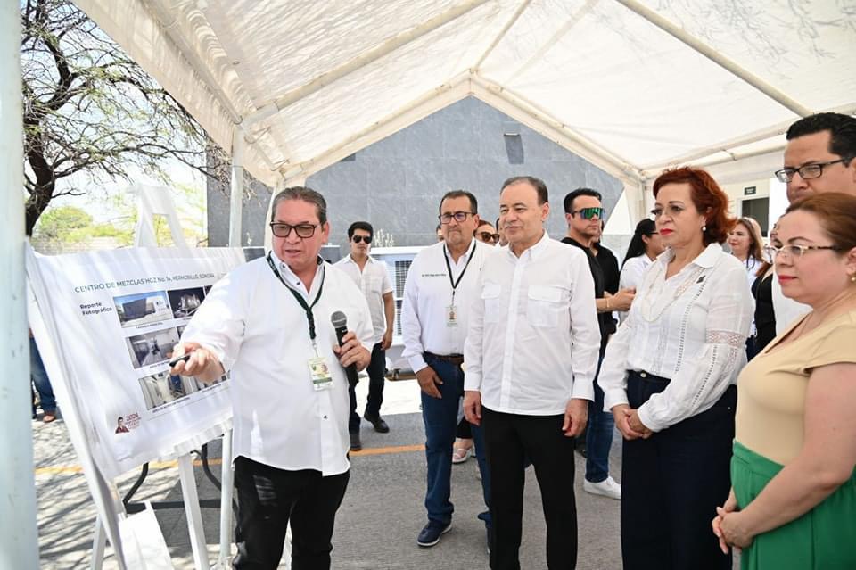 Supervisa Gobernador Durazo avance de Centro de Mezclas en Clínica 14 del&nbsp;IMSS