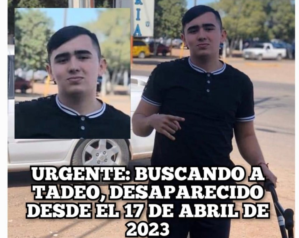 URGENTE: BUSCANDO A TADEO, DESAPARECIDO DESDE EL 17 DE ABRIL DE&nbsp;2023