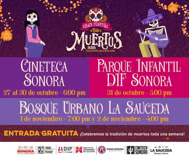 «GRAN FESTIVAL DEL DÍA DE MUERTOS 2025” (DEL 15 DE OCT. AL 2 DE&nbsp;NOV.)