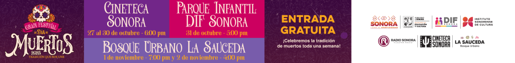 «GRAN FESTIVAL DEL DÍA DE MUERTOS 2025” (DEL 15 DE OCT. AL 2 DE&nbsp;NOV.)