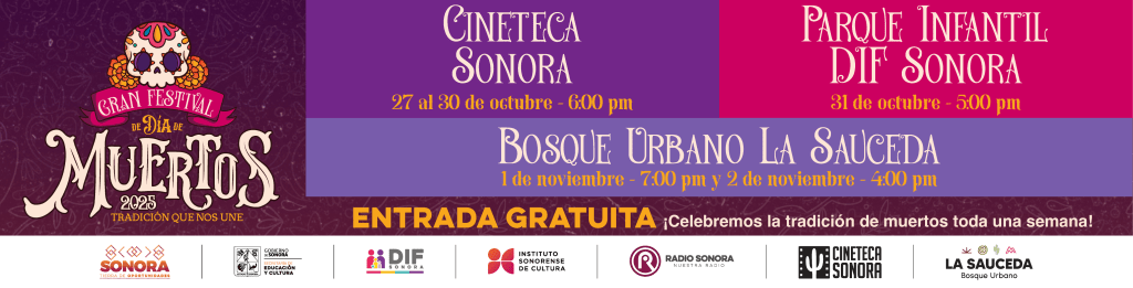«GRAN FESTIVAL DEL DÍA DE MUERTOS 2025” (DEL 15 DE OCT. AL 2 DE&nbsp;NOV.)