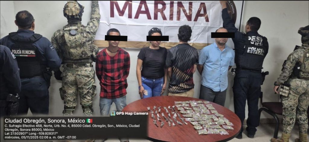 OPERATIVO COORDINADO DETIENE A CUATRO PERSONAS CON PRESUNTO&nbsp;NARCÓTICO