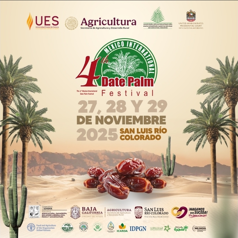 Impulsa Gobierno de Sonora 4to. Festival Internacional de la Palma Datilera en México:&nbsp;UES