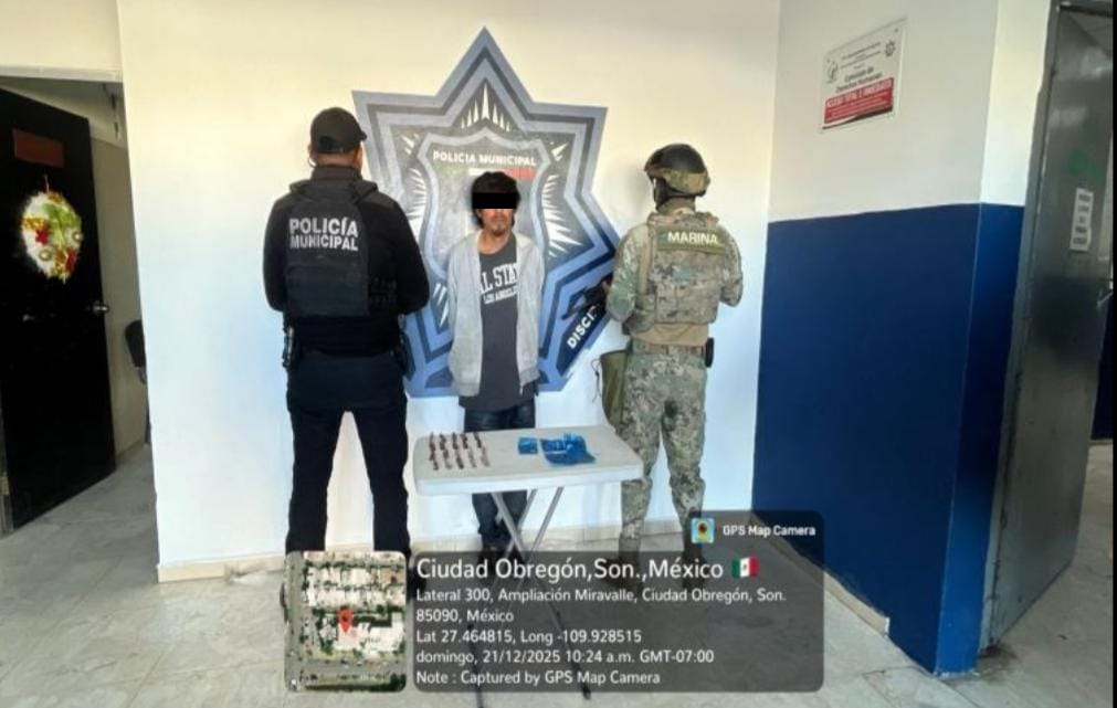 APREHENDE POLICÍA MUNICIPAL A HOMBRE CON DROGAS EN LA&nbsp;SOCHILOA